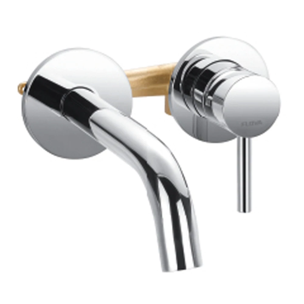 Flova Levo 2 Hole Wall Mounted Basin Mixer With Clicker Waste 6 Flova Levo 2 Hole Wall Mounted Basin Mixer With Clicker Waste - Image 4