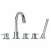 Flova Levo 5 Hole Deck Mounted Bath Shower Mixer With Pull Out Handset