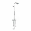Flova Levo Complete Thermostatic Shower Set With Overhead Shower, Handset Kit & Body Jets -TAP WAREHOUSE Shop flova lvsp