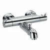Flova Levo Exposed Thermostatic Wall Mounted Bath Shower Mixer 2 Flova Levo Exposed Thermostatic Wall Mounted Bath Shower Mixer -TAP WAREHOUSE Shop flova lvtbsmwm