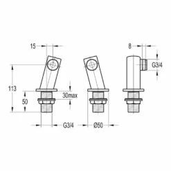 Flova Levo Deck Leg Set 7 Flova Levo Deck Leg Set -TAP WAREHOUSE Shop flova size drawing lvls