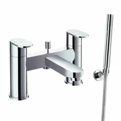 Flova Smart Deck Mounted Bath Shower Mixer With Handset Kit