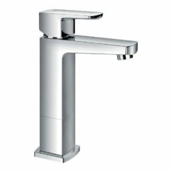 Flova Smart Mid Height Mono Basin Mixer With Clicker Waste