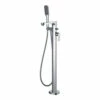 Flova Smart Floor Standing Bath Shower Mixer With Handset Kit -TAP WAREHOUSE Shop flova smtbsm