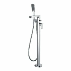 Flova Smart Floor Standing Bath Shower Mixer With Handset Kit