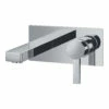 Flova STR8 Wall Mounted Single Lever Basin Mixer With Clicker Waste -TAP WAREHOUSE Shop flova st2hwmbas