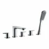Flova Urban 5 Hole Deck Mounted Bath Shower Mixer With Pull Out Handset -TAP WAREHOUSE Shop flova ur5hbsm