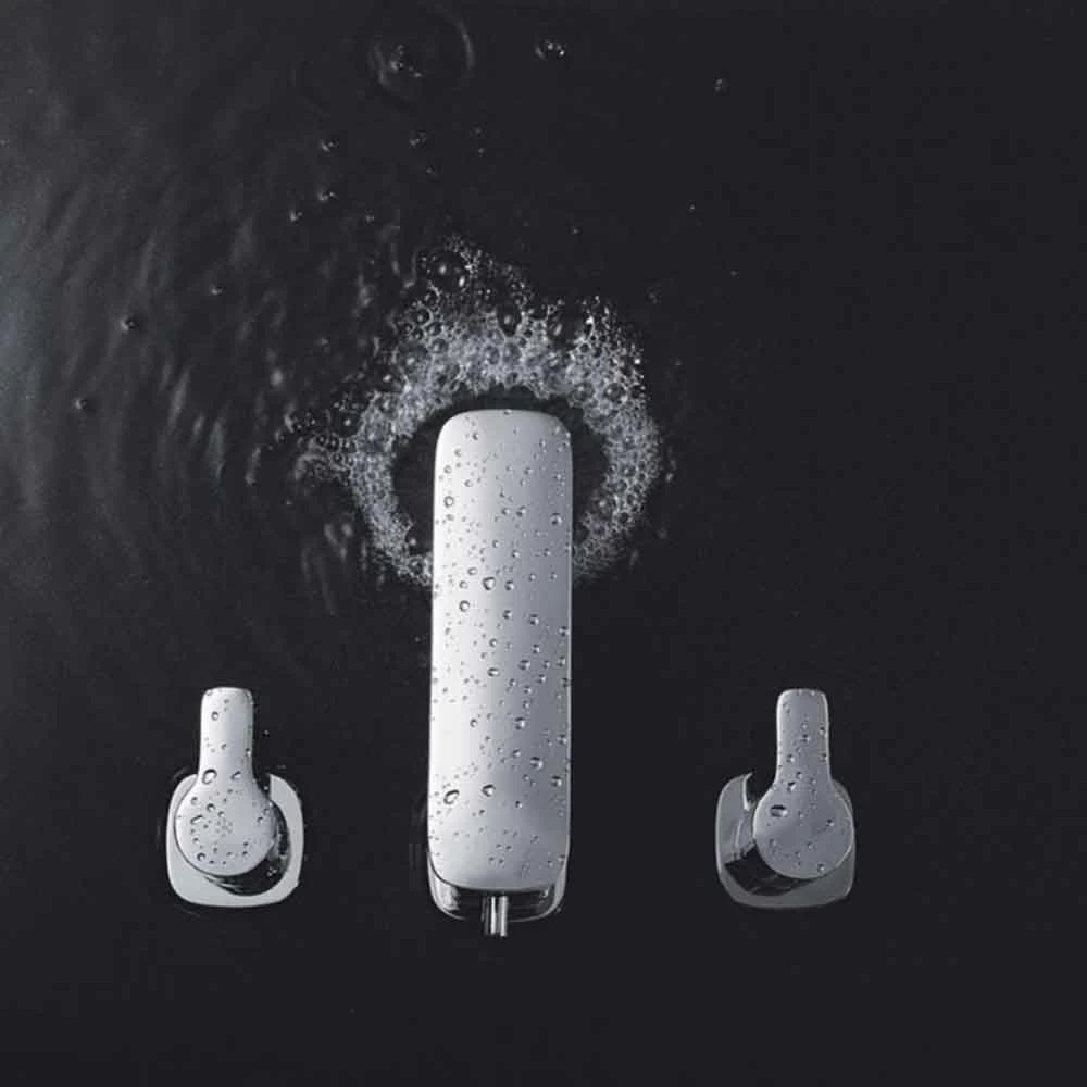 Flova Urban 5 Hole Deck Mounted Bath Shower Mixer With Pull Out Handset 4 Flova Urban 5 Hole Deck Mounted Bath Shower Mixer With Pull Out Handset - Image 2