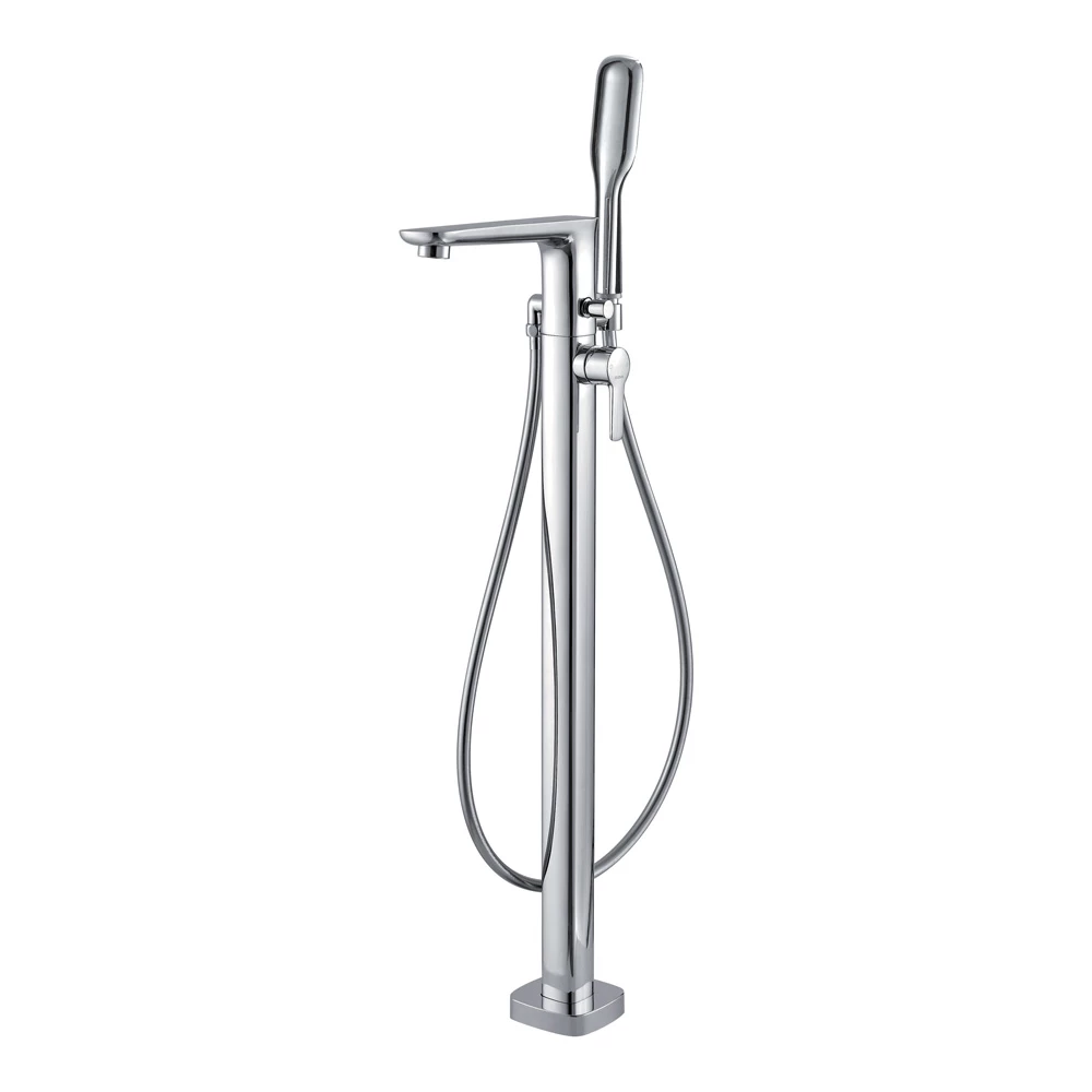 Flova Urban Floorstanding Bath Shower Mixer With Handset Kit 3 Flova Urban Floorstanding Bath Shower Mixer With Handset Kit