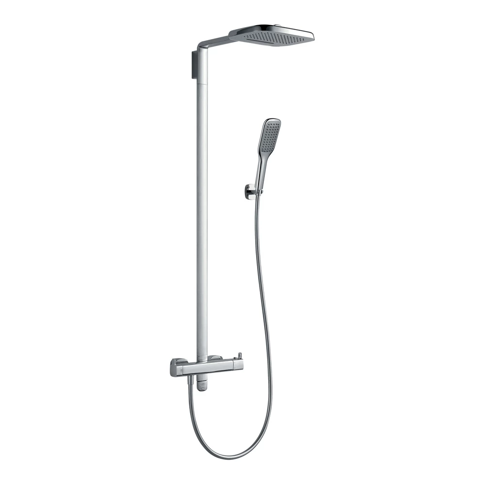 Flova Urban Thermostatic Shower Column With Handset & Dual Function Overhead Shower 4 Flova Urban Thermostatic Shower Column With Handset & Dual Function Overhead Shower - Image 2
