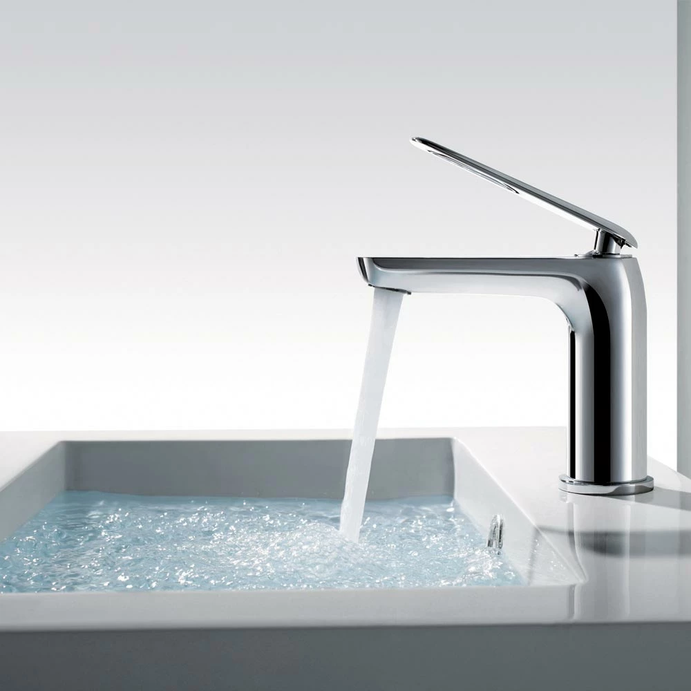 Flova Allore Mono Basin Mixer With Clicker Waste 4 Flova Allore Mono Basin Mixer With Clicker Waste - Image 2