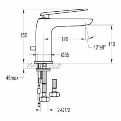 Flova Allore Mono Basin Mixer With Clicker Waste 7 Flova Allore Mono Basin Mixer With Clicker Waste -TAP WAREHOUSE Shop flovaallore albas tech
