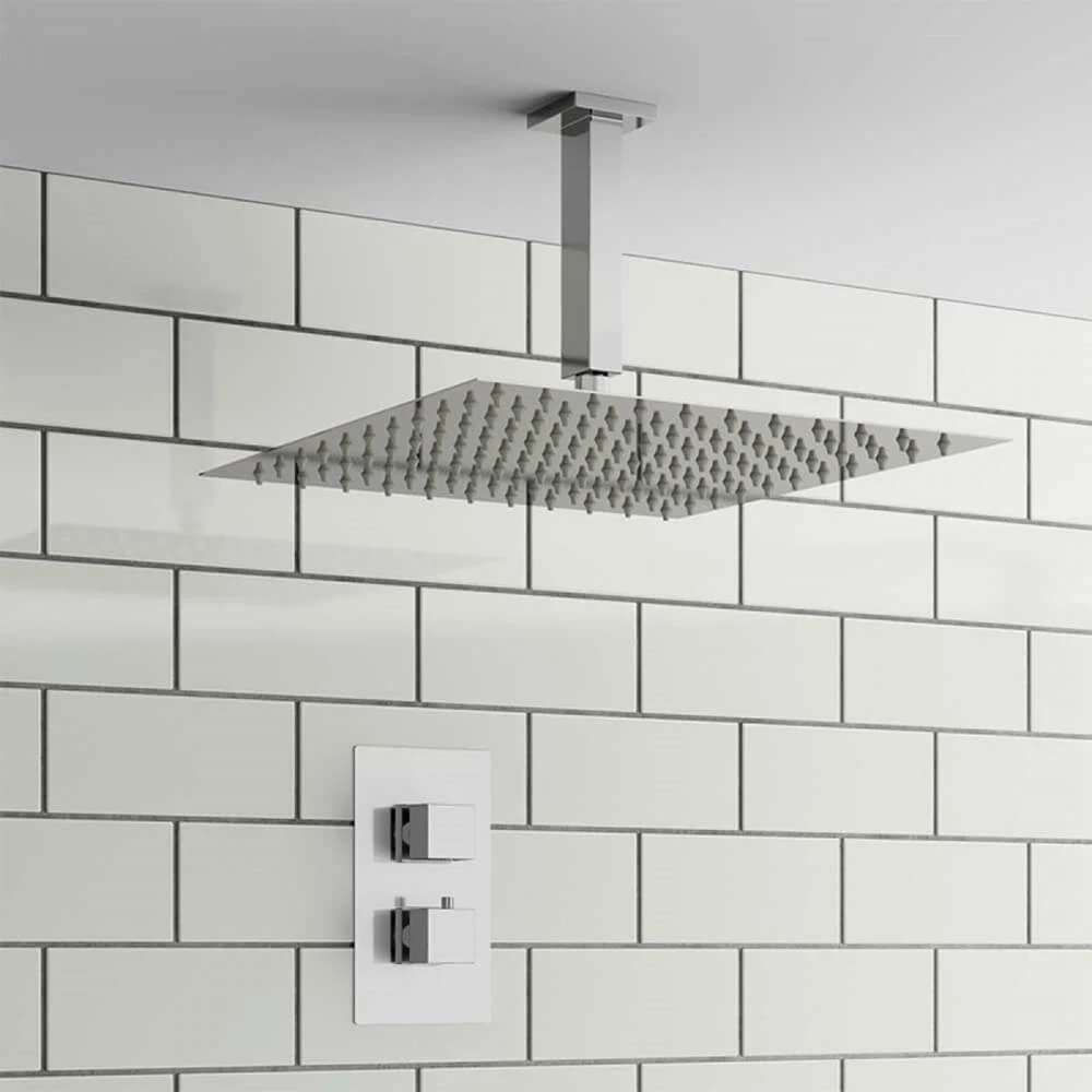 Flynn Concealed Shower Valve & Fixed Shower Head - 360mm Arm 3 Flynn Concealed Shower Valve & Fixed Shower Head - 360mm Arm