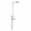 Flova Fusion GoClick Exposed Thermostatic Shower Column With Handset Kit & Dual Function Waterfall Overhead Shower 1 Flova Fusion GoClick Exposed Thermostatic Shower Column With Handset Kit & Dual Function Waterfall Overhead Shower -TAP WAREHOUSE Shop fntexgo3 flova fusion goclick exposed shower sets