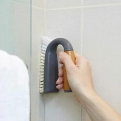 Full Circle Grunge Buster Grout & Tile Brush - Grey -TAP WAREHOUSE Shop full circle grunge buster tile brush grey