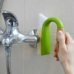 Full Circle Grunge Buster Grout & Tile Brush - Green -TAP WAREHOUSE Shop full circle multifunction bathroom brush green