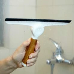 Full Circle Wipe Out Pivoting Squeegee - White 17 Full Circle Wipe Out Pivoting Squeegee - White -TAP WAREHOUSE Shop full circle wipe out ergonomic squeegee white