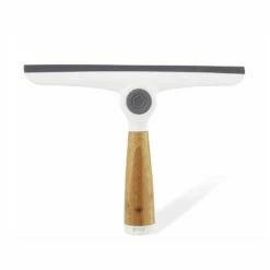 Full Circle Wipe Out Pivoting Squeegee - White 15 Full Circle Wipe Out Pivoting Squeegee - White -TAP WAREHOUSE Shop full circle wipe out squeegee bamboo handle white