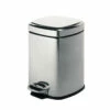 Gedy Square 5 Litre Pedal Bin - Polished Stainless Steel 1 Gedy Square 5 Litre Pedal Bin - Polished Stainless Steel -TAP WAREHOUSE Shop gedy square 5 litre pedal bin