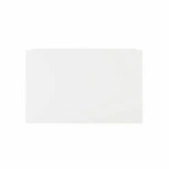 High Gloss White Vinyl Wrap MDF Bath Panel End - 800mm