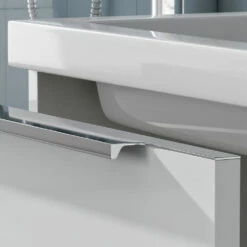 Harbour Alchemy 600mm Wall Hung Vanity Unit & Basin - Gloss White 23 Harbour Alchemy 600mm Wall Hung Vanity Unit & Basin - Gloss White -TAP WAREHOUSE Shop harbou alchemy 500mm gloss white vanityu unit chrome handle lifestyle4