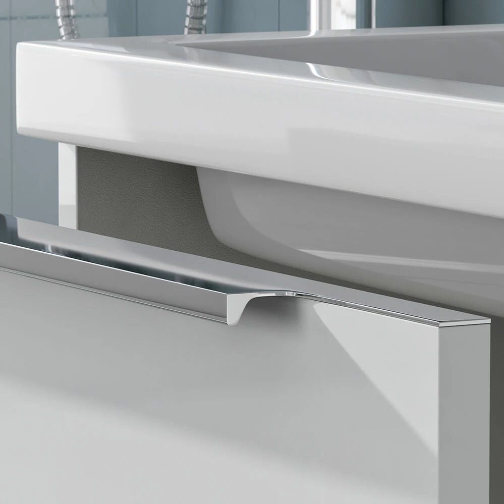 Harbour Alchemy 600mm Wall Hung Vanity Unit & Basin - Gloss White 10 Harbour Alchemy 600mm Wall Hung Vanity Unit & Basin - Gloss White - Image 8