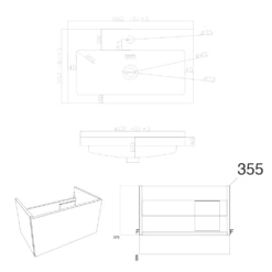 Harbour Alchemy 600mm Wall Hung Vanity Unit & Basin - Gloss White 29 Harbour Alchemy 600mm Wall Hung Vanity Unit & Basin - Gloss White -TAP WAREHOUSE Shop harbour alchemy 600mm wall vanity unit tech