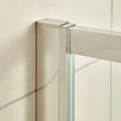 Harbour Alchemy 8mm Easy Clean Offset Quadrant Shower Enclosure - 1200 X 800mm -TAP WAREHOUSE Shop harbour alchemy 8mm straight wall profile lifestyle