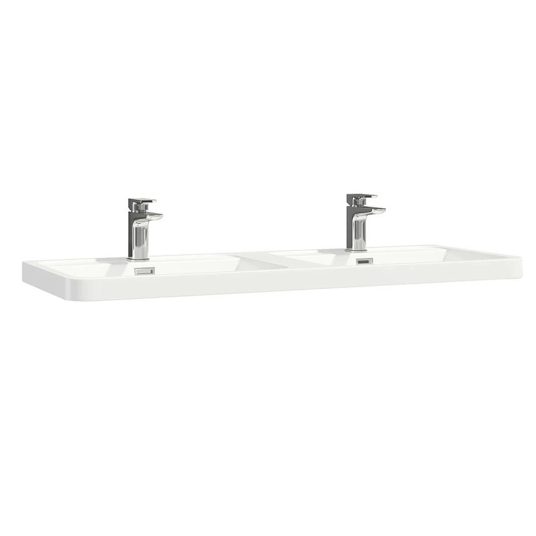 Harbour Clarity 1200mm Floorstanding Vanity Unit & Double Basin - Gloss White 7 Harbour Clarity 1200mm Floorstanding Vanity Unit & Double Basin - Gloss White - Image 5