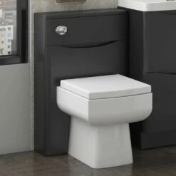 Harbour Clarity 500mm Back To Wall WC Unit - Gloss White 12 Harbour Clarity 500mm Back To Wall WC Unit - Gloss White -TAP WAREHOUSE Shop harbour clarity claokroom wc unit graphite grey