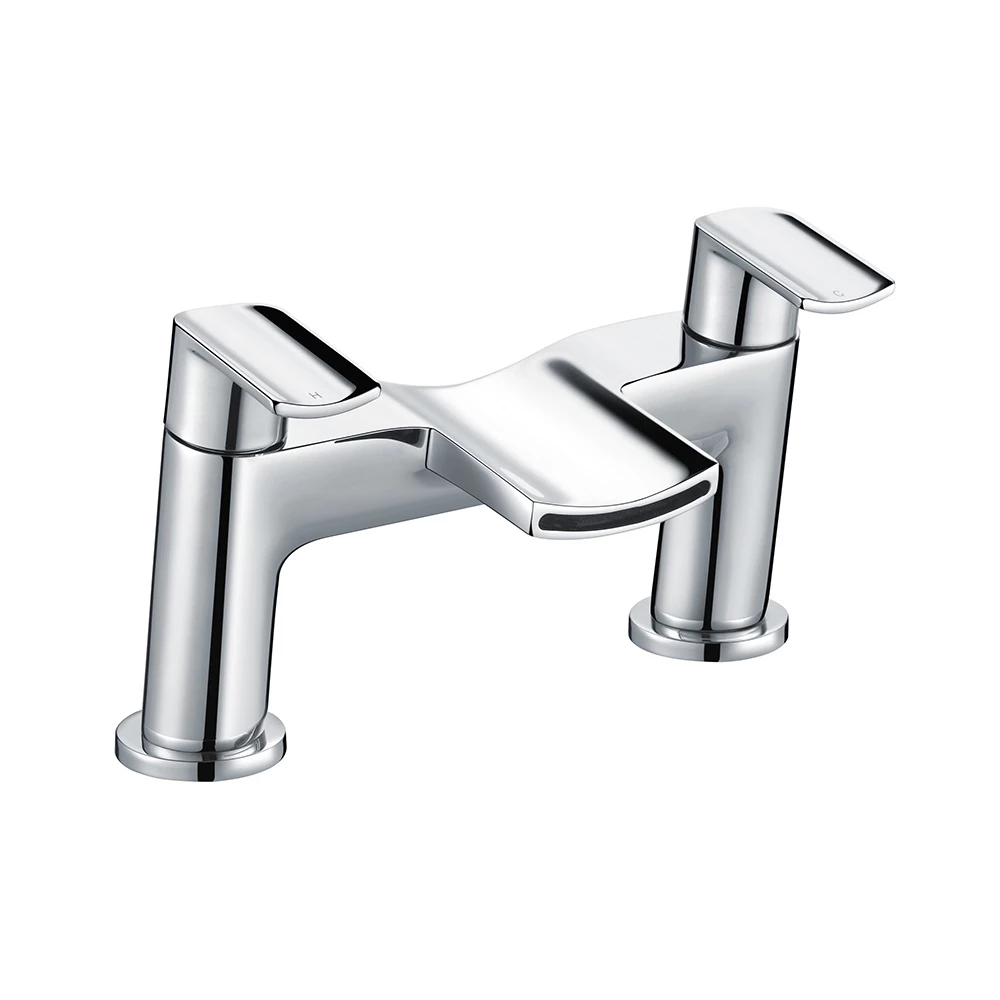 Vellamo Poise Deck Mounted Bath Filler - Chrome 3 Vellamo Poise Deck Mounted Bath Filler - Chrome