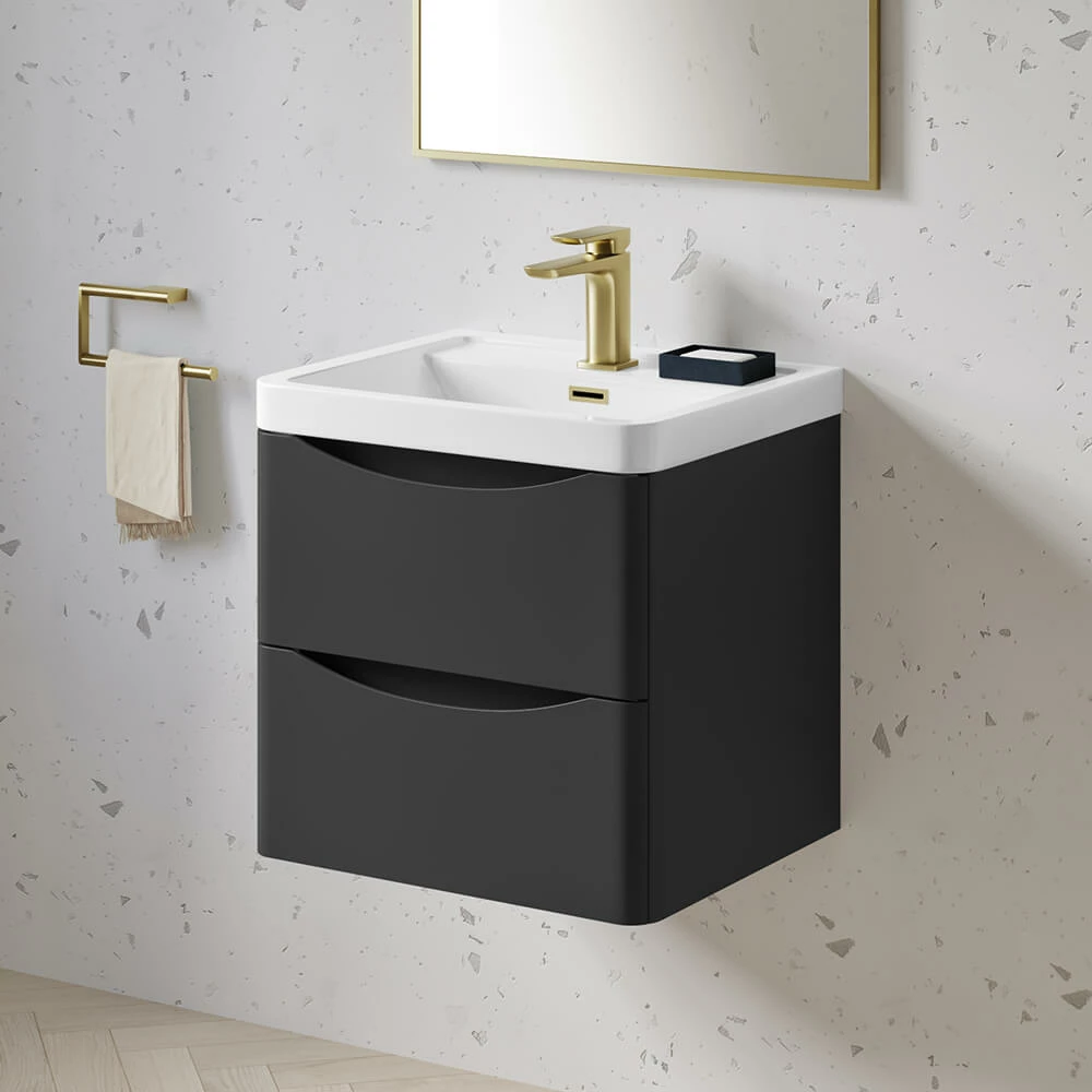 Harbour Clarity 500mm Wall Mounted Vanity Unit & Basin - Gloss White 5 Harbour Clarity 500mm Wall Mounted Vanity Unit & Basin - Gloss White - Image 3