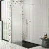 Harbour Contour Fluted Polished Chrome Glass Screen For Walk In Shower & Wetrooms - 1000mm 1 Harbour Contour Fluted Polished Chrome Glass Screen For Walk In Shower & Wetrooms - 1000mm -TAP WAREHOUSE Shop harbour fluted p chrome walk in screen 900 lifestyle