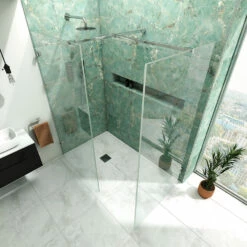 Harbour Frameless 10mm 2m Tall Easy Clean No-Profile Wetroom 2 Panels 700mm & 760mm 12 Harbour Frameless 10mm 2m Tall Easy Clean No-Profile Wetroom 2 Panels 700mm & 760mm -TAP WAREHOUSE Shop harbour frameless 2panel pack lifestyle3