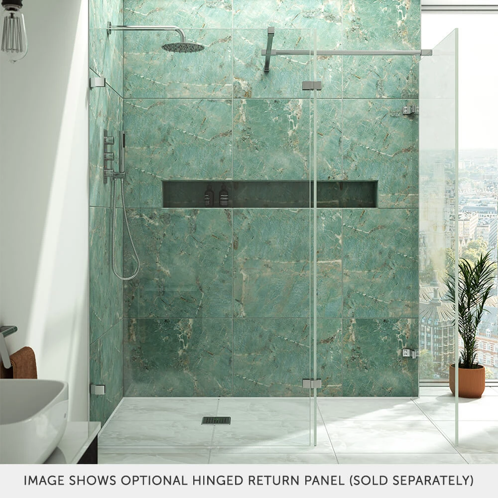 Harbour Frameless 10mm 2m Tall Easy Clean No-Profile Wetroom 2 Panels 700mm & 760mm 6 Harbour Frameless 10mm 2m Tall Easy Clean No-Profile Wetroom 2 Panels 700mm & 760mm - Image 4