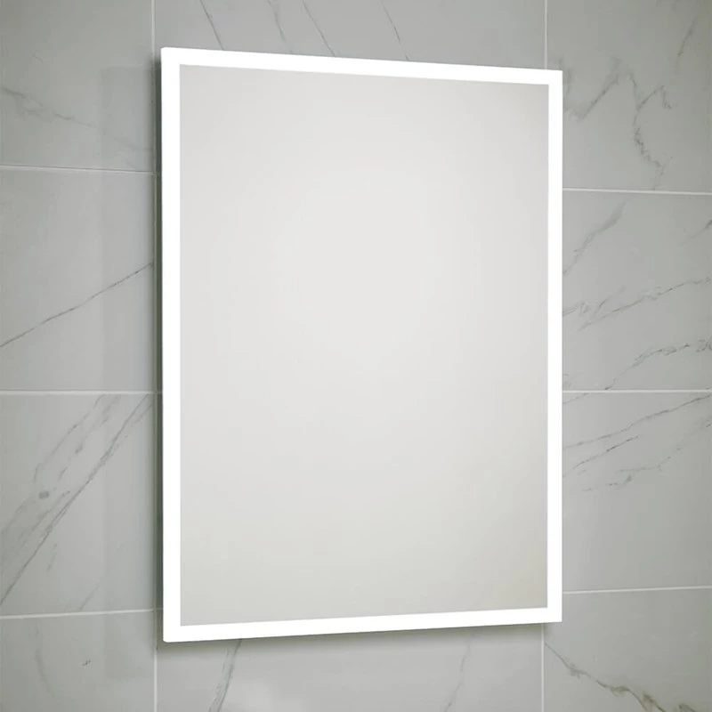 Harbour Glow LED Mirror With Demister Pad & Shaver Socket - 600 X 800mm 3 Harbour Glow LED Mirror With Demister Pad & Shaver Socket - 600 X 800mm