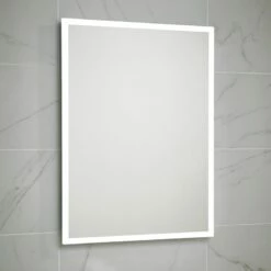Harbour Glow LED Illuminated Mirror With Demister Pad & Shaver Socket - 500 X 700mm