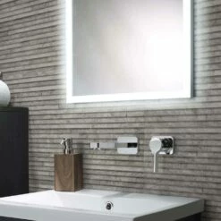 Harbour Glow LED Mirror With Demister Pad & Infrared Touch Button - 450 X 800mm 10 Harbour Glow LED Mirror With Demister Pad & Infrared Touch Button - 450 X 800mm -TAP WAREHOUSE Shop harbour glow led mirror illuminated edge 450x800 1