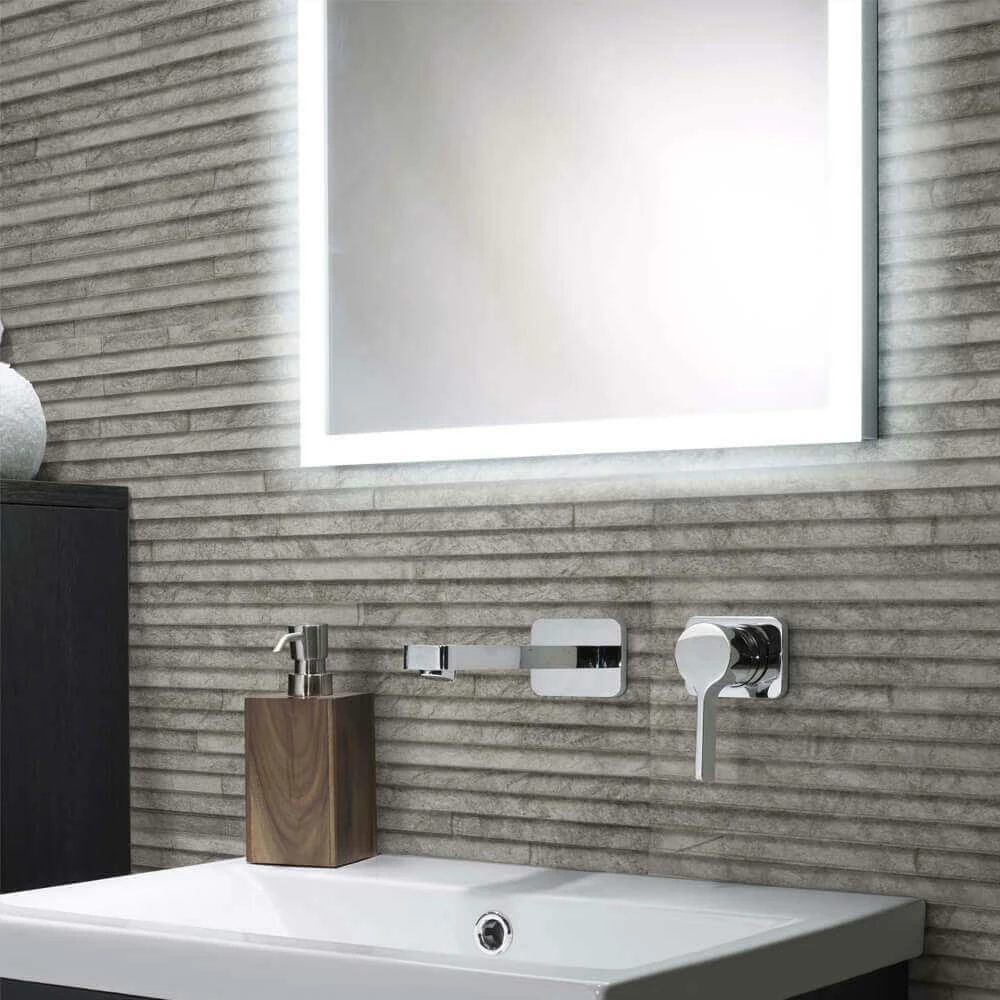 Harbour Glow LED Mirror With Demister Pad & Infrared Touch Button - 450 X 800mm 5 Harbour Glow LED Mirror With Demister Pad & Infrared Touch Button - 450 X 800mm - Image 3