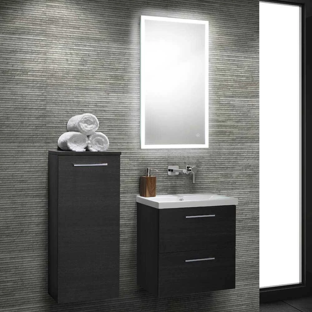 Harbour Glow LED Mirror With Demister Pad & Infrared Touch Button - 450 X 800mm 4 Harbour Glow LED Mirror With Demister Pad & Infrared Touch Button - 450 X 800mm - Image 2