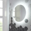 Harbour Glow Round LED Bathroom Mirror With Demister Pad - 600mm 2 Harbour Glow Round LED Bathroom Mirror With Demister Pad - 600mm -TAP WAREHOUSE Shop harbour glow round led mirror demister pad 600