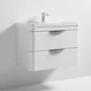 Harbour Grace 800mm Wall Mounted Vanity Unit With Polymarble Basin - White Gloss 2 Harbour Grace 800mm Wall Mounted Vanity Unit With Polymarble Basin - White Gloss -TAP WAREHOUSE Shop harbour grace 800mm wall hung vanity unit white