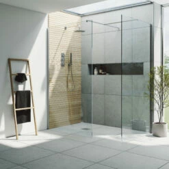 Harbour I10 10mm Easy Clean 2m Tall Wetroom 2 Panel Pack 700mm & 700mm - Chrome 15 Harbour I10 10mm Easy Clean 2m Tall Wetroom 2 Panel Pack 700mm & 700mm - Chrome -TAP WAREHOUSE Shop harbour i10 two panel shower enclosure chrome room set