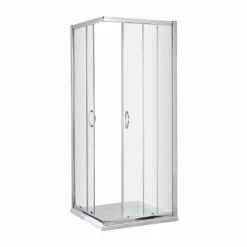 Harbour I5 5mm Corner Entry Shower Enclosure - 760mm 11 Harbour I5 5mm Corner Entry Shower Enclosure - 760mm -TAP WAREHOUSE Shop harbour i5 corner entry shower enclosure cutout