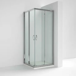 Harbour I5 5mm Corner Entry Shower Enclosure - 760mm 10 Harbour I5 5mm Corner Entry Shower Enclosure - 760mm -TAP WAREHOUSE Shop harbour i5 corner entry shower enclosure lifestyle 2