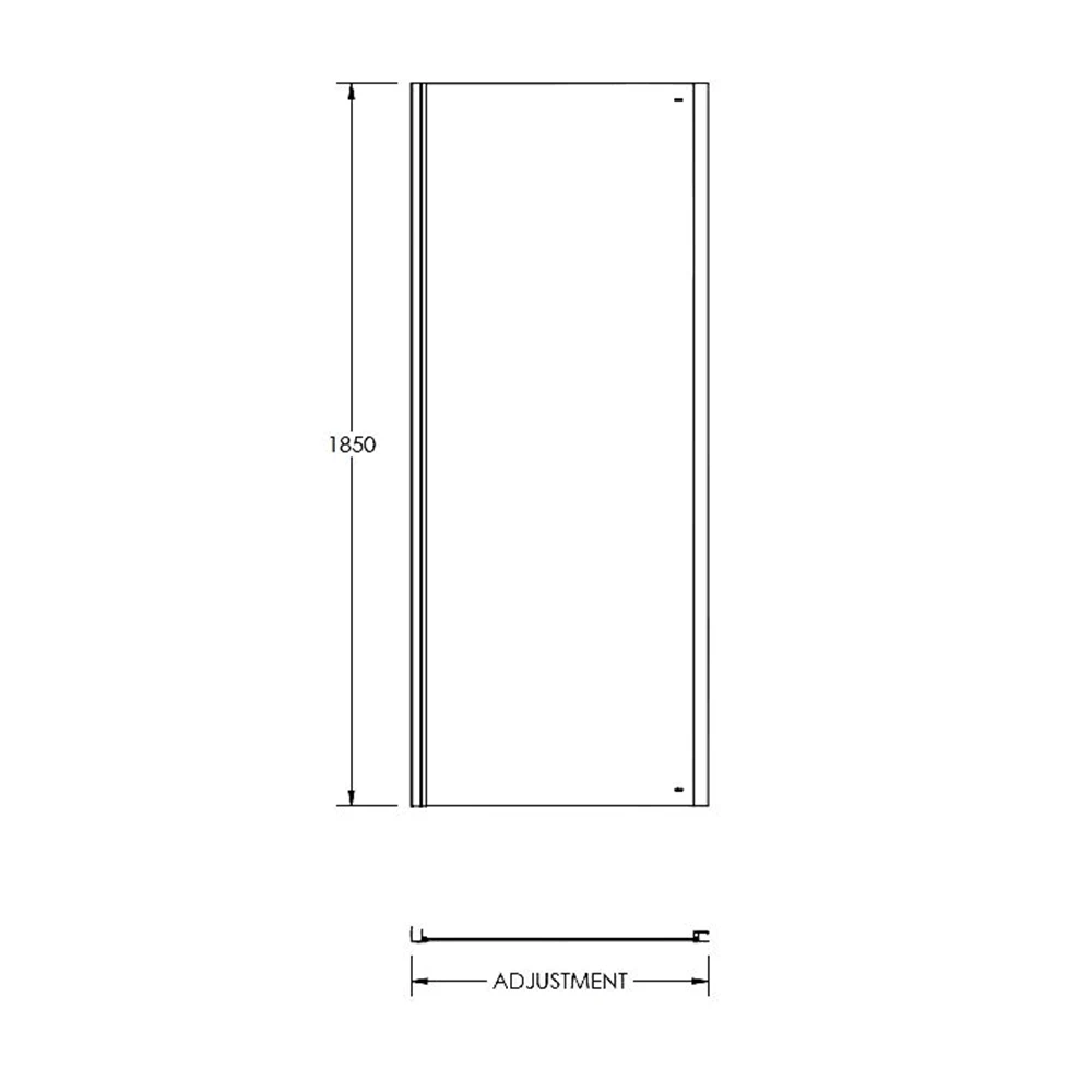 Harbour I5 5mm Sliding Shower Door - 1200mm 11 Harbour I5 5mm Sliding Shower Door - 1200mm - Image 9