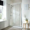 Harbour I5 5mm Sliding Shower Door - 1200mm 2 Harbour I5 5mm Sliding Shower Door - 1200mm -TAP WAREHOUSE Shop harbour i5 sliding shower door lifestyle