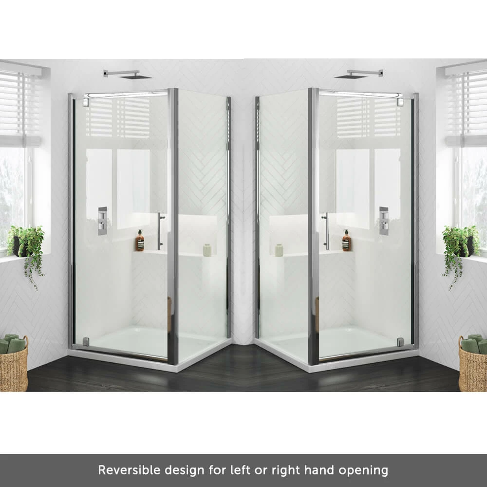 Harbour I6 Easy Clean 6mm Pivot 700mm Shower Door & 700mm Side Panel 11 Harbour I6 Easy Clean 6mm Pivot 700mm Shower Door & 700mm Side Panel - Image 9