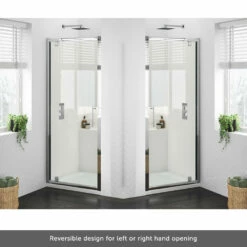 Harbour I6 Easy Clean 6mm Pivot 700mm Shower Door & 700mm Side Panel 22 Harbour I6 Easy Clean 6mm Pivot 700mm Shower Door & 700mm Side Panel -TAP WAREHOUSE Shop harbour i6 easy clean pivot door only left hand opening