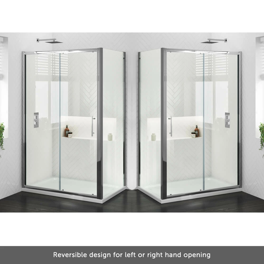 Harbour I6 1100 Universal Sliding Shower Door - 6mm Glass 13 Harbour I6 1100 Universal Sliding Shower Door - 6mm Glass - Image 11